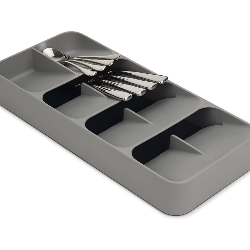 Joseph Joseph Grey Compact Kitchen Drawer Utensil Organizer